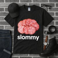 Slommy Salami Meme Oddly Specific Funny Memes Internet Memes Tall T-Shirt
