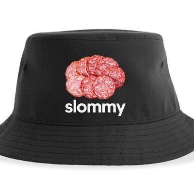 Slommy Salami Meme Oddly Specific Funny Memes Internet Memes Sustainable Bucket Hat
