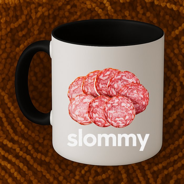 Slommy Salami Meme Oddly Specific Funny Memes Internet Memes Mug