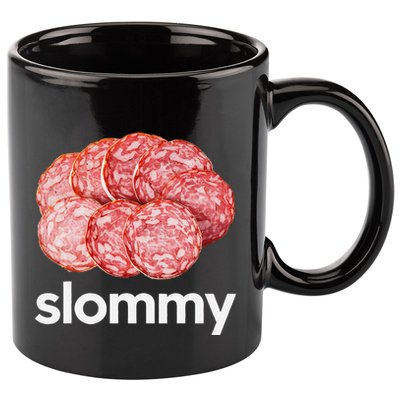 Slommy Salami Meme Oddly Specific Funny Memes Internet Memes 11oz C Handle Ceramic Mug