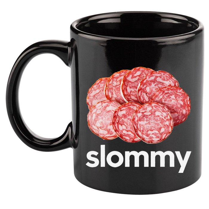 Slommy Salami Meme Oddly Specific Funny Memes Internet Memes 11oz C Handle Ceramic Mug