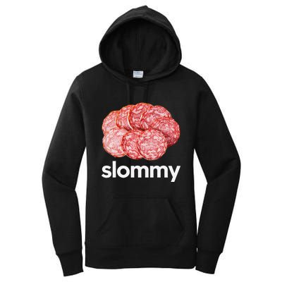 Slommy Salami Meme Oddly Specific Funny Memes Internet Memes Women's Pullover Hoodie