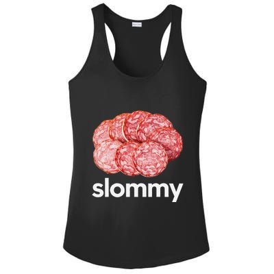 Slommy Salami Meme Oddly Specific Funny Memes Internet Memes Ladies PosiCharge Competitor Racerback Tank