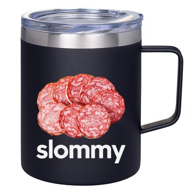 Slommy Salami Meme Oddly Specific Funny Memes Internet Memes 12oz Stainless Steel Coffee Mug