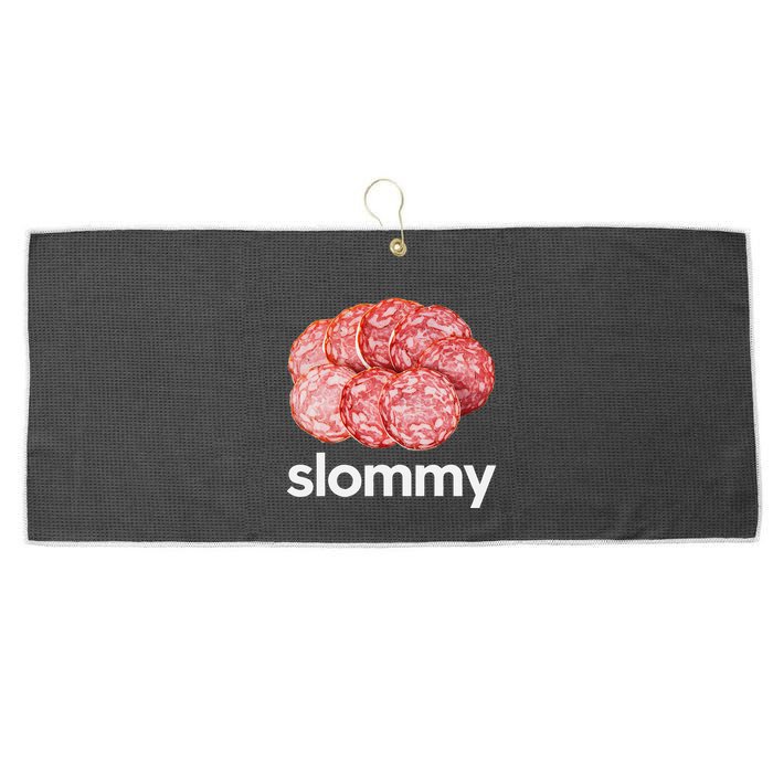 Slommy Salami Meme Oddly Specific Funny Memes Internet Memes Large Microfiber Waffle Golf Towel