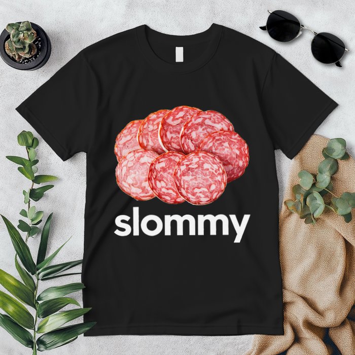 Slommy Salami Meme Oddly Specific Funny Memes Internet Memes Premium T-Shirt