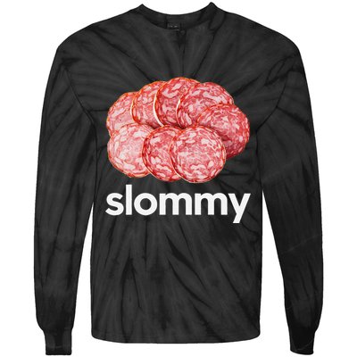 Slommy Salami Meme Oddly Specific Funny Memes Internet Memes Tie-Dye Long Sleeve Shirt
