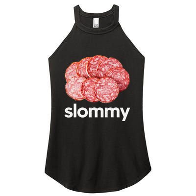 Slommy Salami Meme Oddly Specific Funny Memes Internet Memes Women's Perfect Tri Rocker Tank