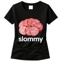 Slommy Salami Meme Oddly Specific Funny Memes Internet Memes Womens T-Shirt