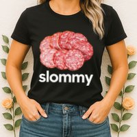 Slommy Salami Meme Oddly Specific Funny Memes Internet Memes Womens T-Shirt