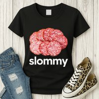 Slommy Salami Meme Oddly Specific Funny Memes Internet Memes Womens T-Shirt