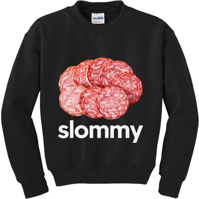 Slommy Salami Meme Oddly Specific Funny Memes Internet Memes Kids Sweatshirt