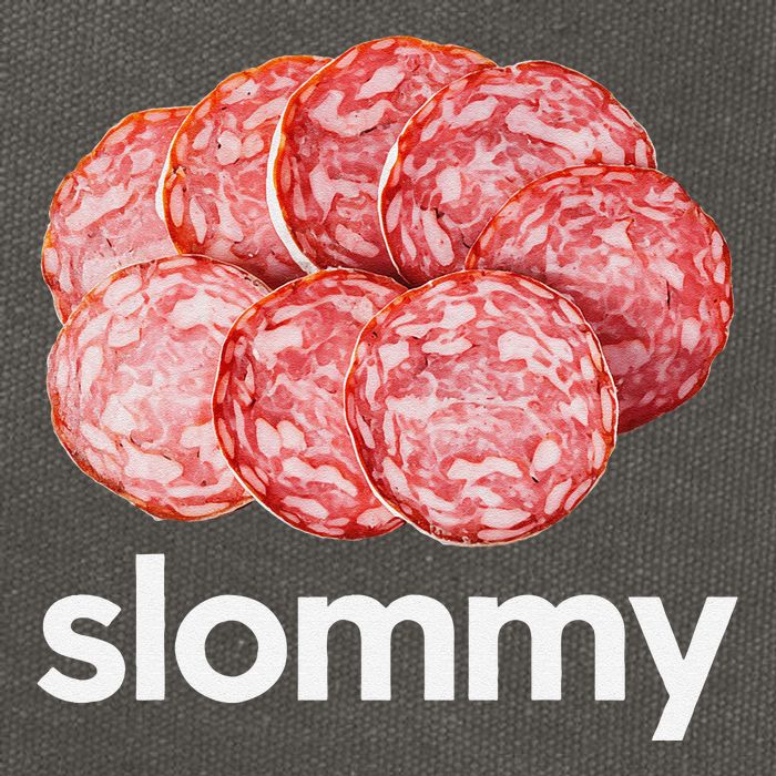 Slommy Salami Meme Oddly Specific Funny Memes Internet Memes Cotton Canvas Backpack
