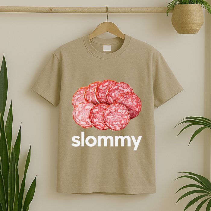 Slommy Salami Meme Oddly Specific Funny Memes Internet Memes T-Shirt