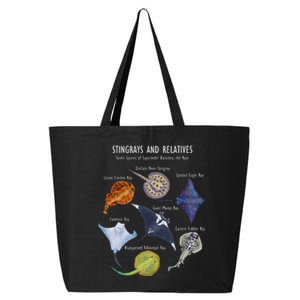 Stingray Species Manta Ray River Stingray And More 25L Jumbo Tote