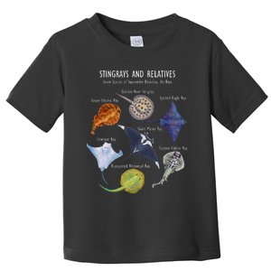 Stingray Species Manta Ray River Stingray And More Toddler T-Shirt