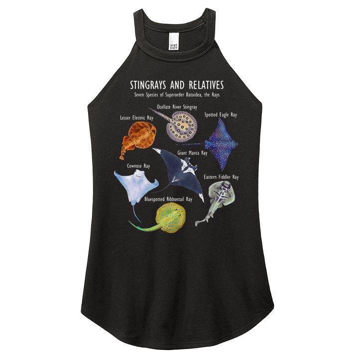 Stingray Species Manta Ray River Stingray And More Women's Perfect Tri Rocker Tank
