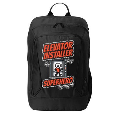 Safety Standards Mechanical Installation Elevator Installer City Backpack