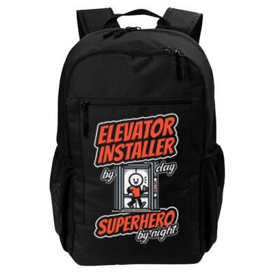 Safety Standards Mechanical Installation Elevator Installer Daily Commute Backpack