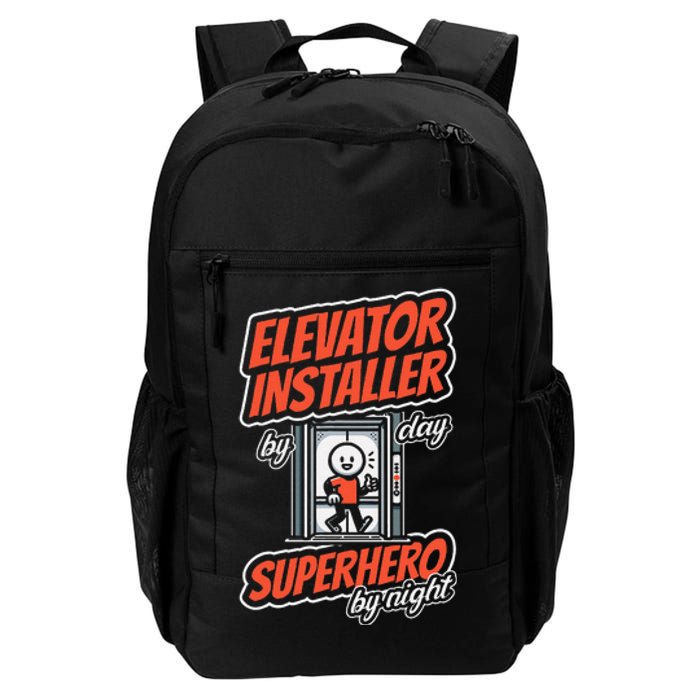 Safety Standards Mechanical Installation Elevator Installer Daily Commute Backpack