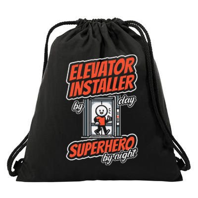 Safety Standards Mechanical Installation Elevator Installer Drawstring Bag