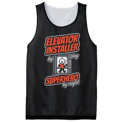 Safety Standards Mechanical Installation Elevator Installer Mesh Reversible Basketball Jersey Tank