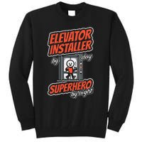 Safety Standards Mechanical Installation Elevator Installer Tall Sweatshirt