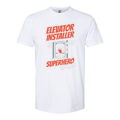 Safety Standards Mechanical Installation Elevator Installer Softstyle CVC T-Shirt