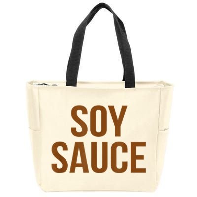 Soy Sauce Matching Group Costumes Chinese Food Ingredients Zip Tote Bag