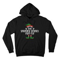 Springer Spaniel Mom Dog Elf Christmas X Mas Pajama Hoodie