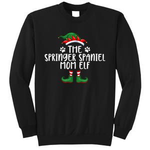 Springer Spaniel Mom Dog Elf Christmas X Mas Pajama Sweatshirt