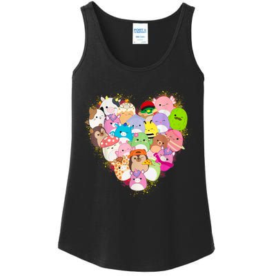 Squish Squad Mallow Heart Great Gifts Cute Ladies Essential Tank