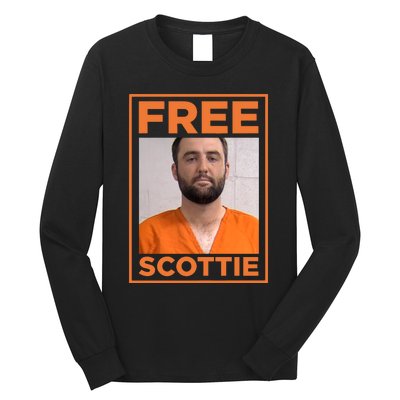 Scottie Scheffler Mugshot Long Sleeve Shirt