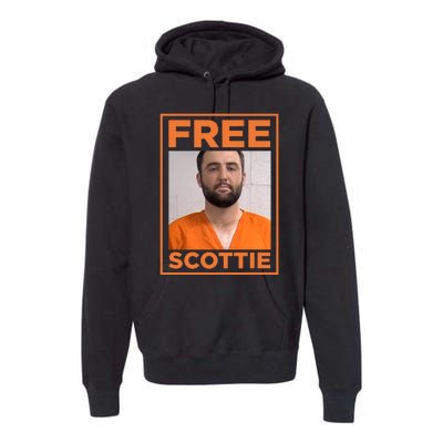 Scottie Scheffler Mugshot Premium Hoodie