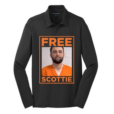 Scottie Scheffler Mugshot Silk Touch Performance Long Sleeve Polo