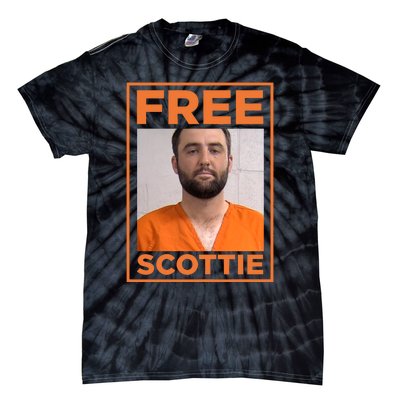 Scottie Scheffler Mugshot Tie-Dye T-Shirt