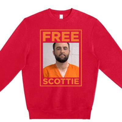 Scottie Scheffler Mugshot Premium Crewneck Sweatshirt