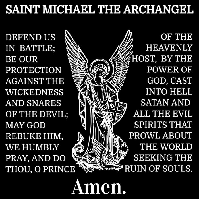 Saint St Michael Prayer Cute Gift Catholic Archangel Christian Bucket Hat