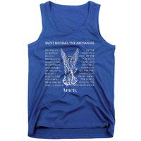 Saint St Michael Prayer Cute Gift Catholic Archangel Christian Tank Top