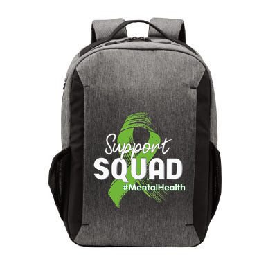 Support Squad Mental Health Awareness Lime Green Ribbon Vector Backpack