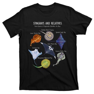 Stingray Species Manta Ray River Stingray And More T-Shirt