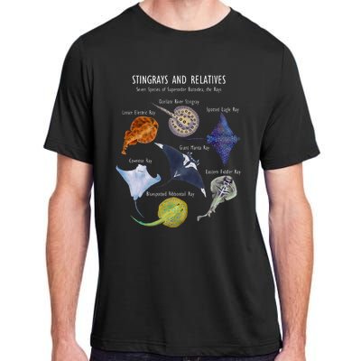 Stingray Species Manta Ray River Stingray And More Adult ChromaSoft Performance T-Shirt