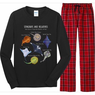 Stingray Species Manta Ray River Stingray And More Long Sleeve Pajama Set