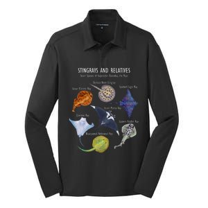 Stingray Species Manta Ray River Stingray And More Silk Touch Performance Long Sleeve Polo