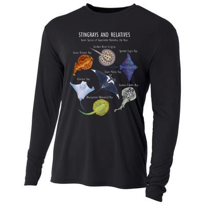 Stingray Species Manta Ray River Stingray And More Cooling Performance Long Sleeve Crew