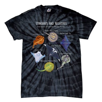 Stingray Species Manta Ray River Stingray And More Tie-Dye T-Shirt