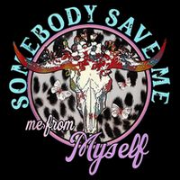 Somebody Save Me Country Music Retro Cow Tees Impact Tech Backpack