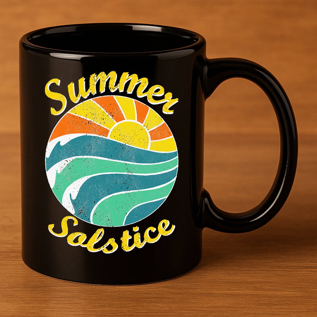 Summer Solstice Midsommar Festival Gidt Idea 11oz C Handle Ceramic Mug