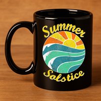 Summer Solstice Midsommar Festival Gidt Idea 11oz C Handle Ceramic Mug