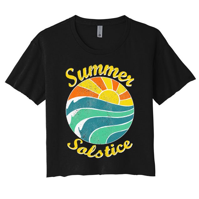 Summer Solstice Midsommar Festival Gidt Idea Crop Top